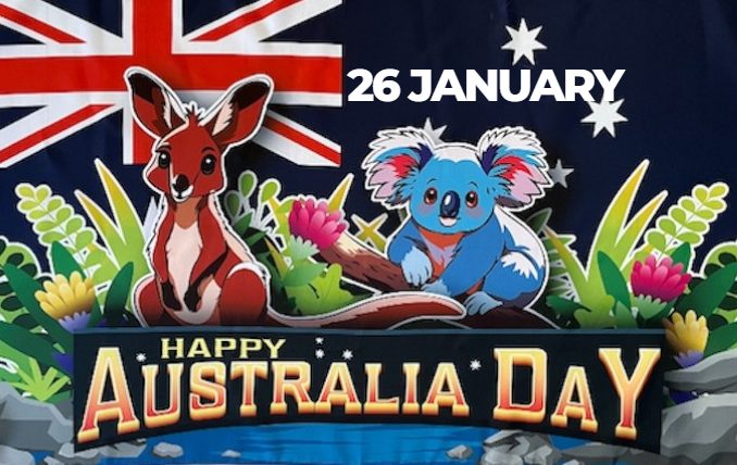 26 January Happy Australia Day 2025 Greetings