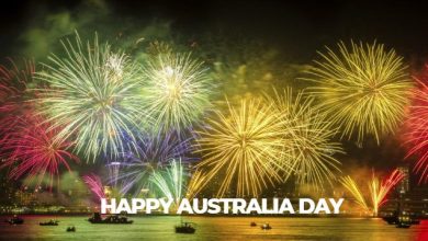 Australia Day Fireworks Time 2025 with Timezone