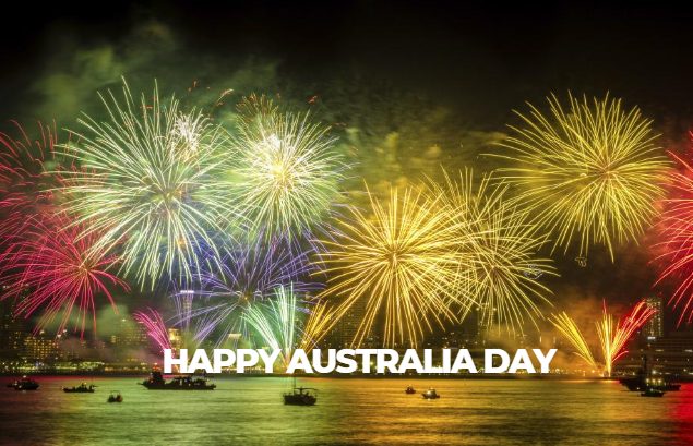 Australia Day Fireworks Time 2025 with Timezone