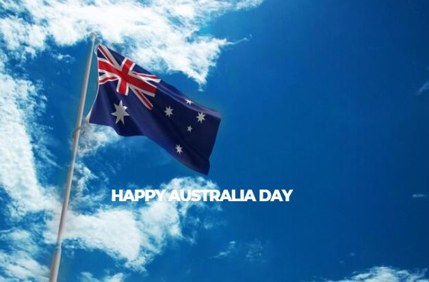 Happy Australia Day Flag 2025