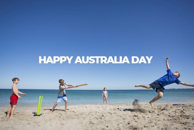 Happy Australia day beach 2025