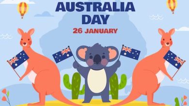 Happy Australia day text 2025